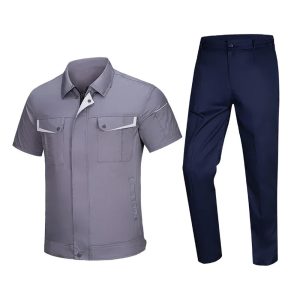 Workwear Uniform White Cotton Safety Work Overall